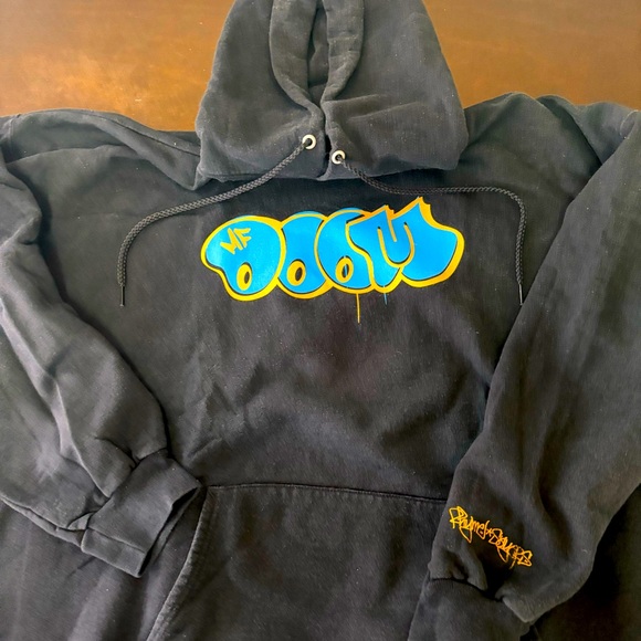 MF DOOM x RHYMESAYERS Hoodie Men’s XL RARE - Picture 1 of 11